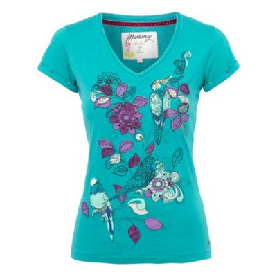 Mantaray Aqua Budgie t-shirt