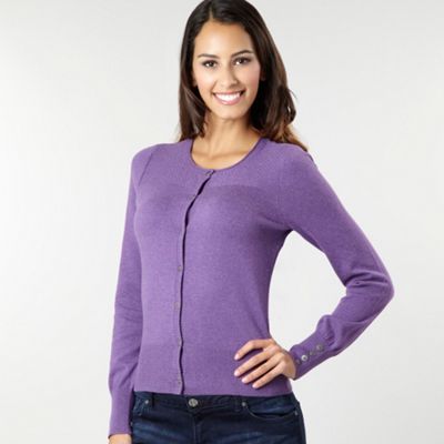 Light purple button cardigan