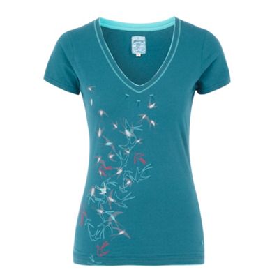 Mantaray Turquoise Flying the nest t-shirt