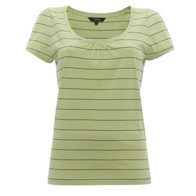 Casual Collection Lime stripe t-shirt