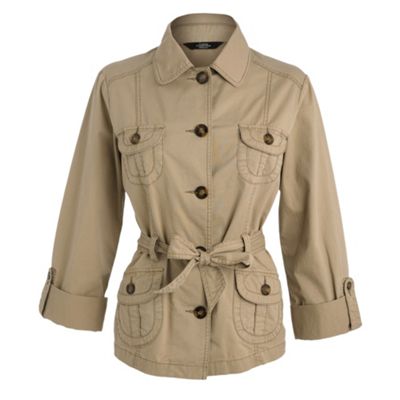 Beige safari jacket