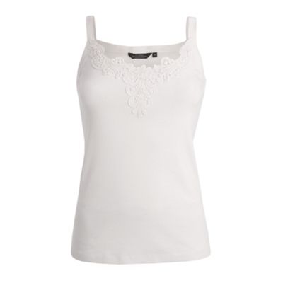 White crochet camisole