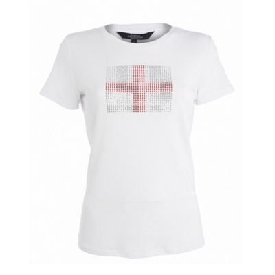 White St. Georges Cross t-shirt