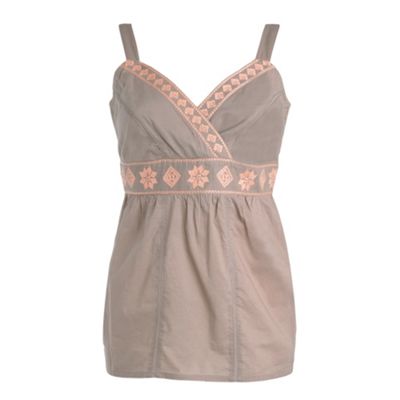 Mink Aztec design camisole