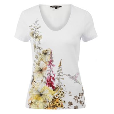 White Foxglove t-shirt