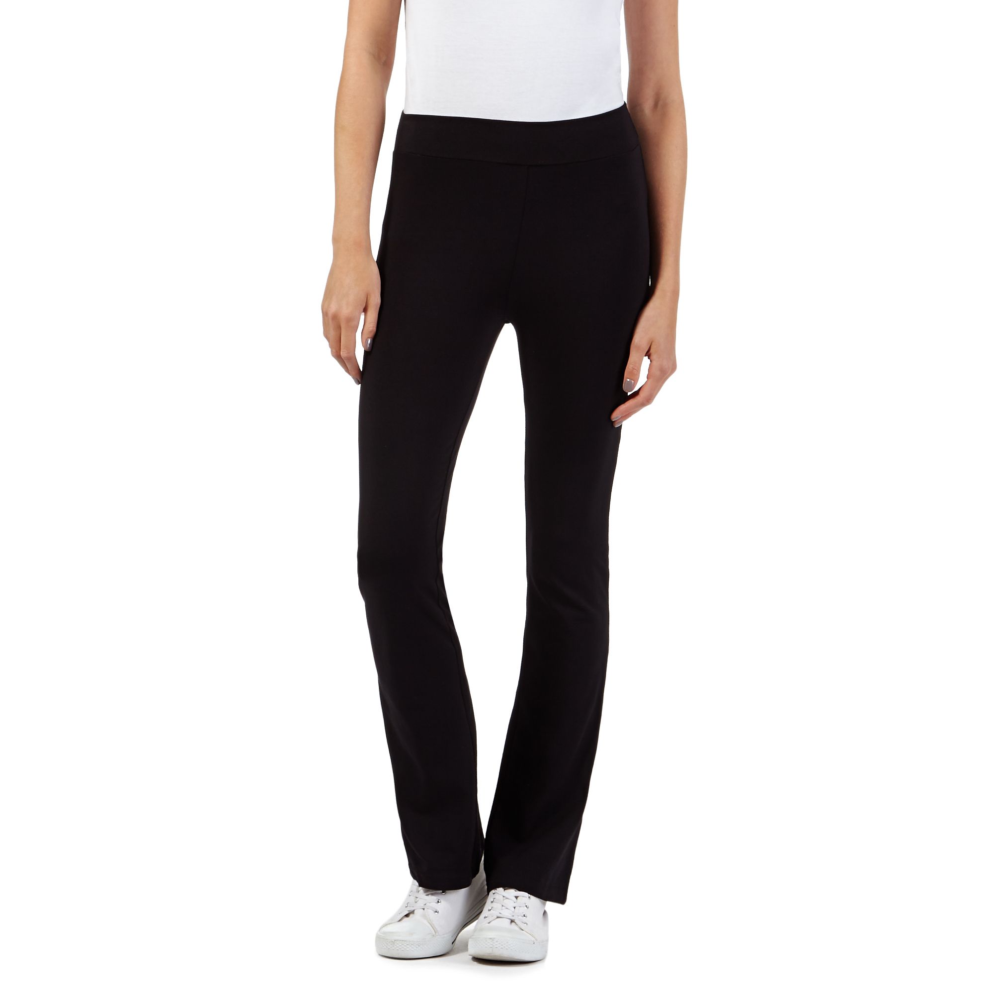 The Collection Womens Black Bootcut Jersey Trousers From Debenhams eBay