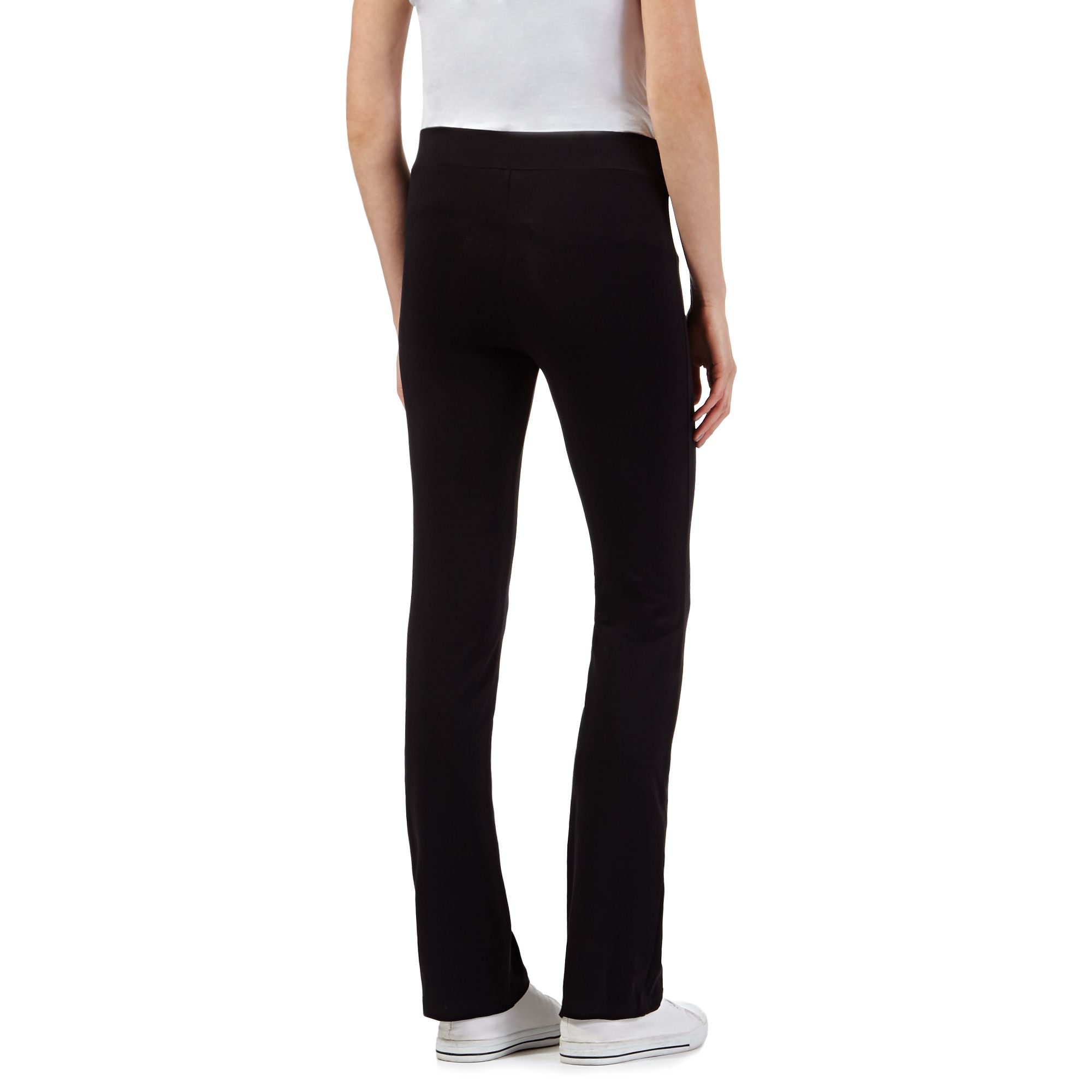 The Collection Womens Black Bootcut Jersey Trousers From Debenhams eBay