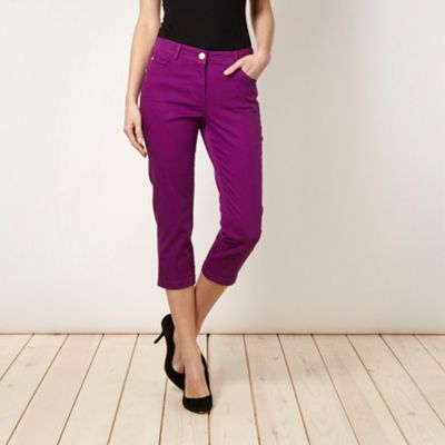 Grape cropped jeans                                                                                                             