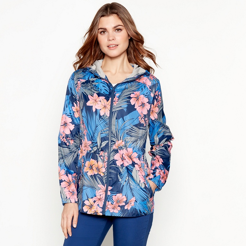 The Collection - Multi-Coloured Tropical Print Pac-Away Jacket Review