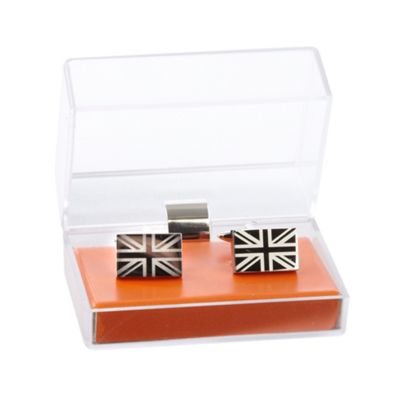 Red Herring Grey Union Jack cufflinks