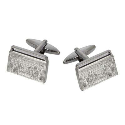 Grey Boom Box cufflinks