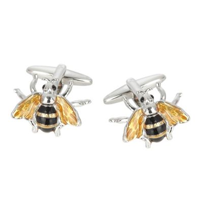 Yellow Wasp cufflinks