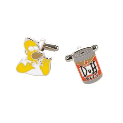 Simpson Duff Beer Cufflinks