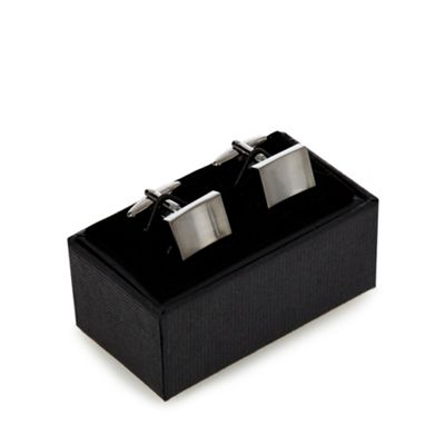 Grey gunmetal cufflinks