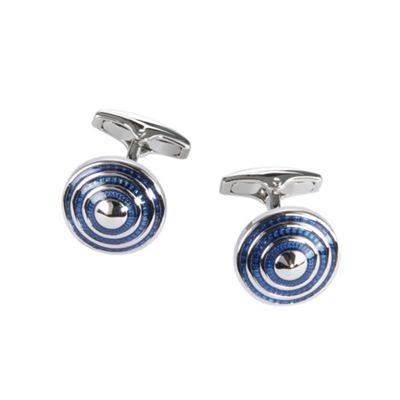 Blue Shield design cufflinks