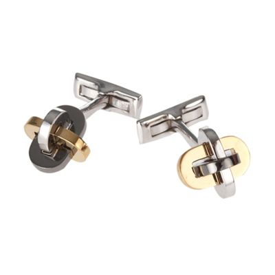 Debenhams Gold ring cufflinks