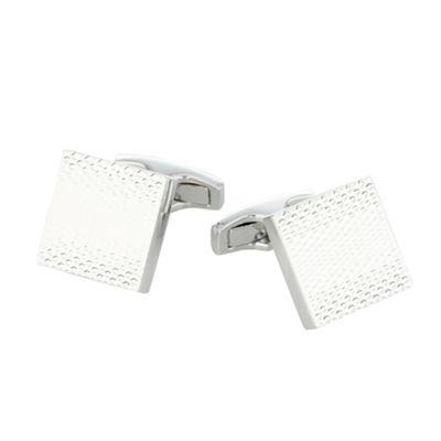 J by Jasper Conran Silver graduating spot cufflinks