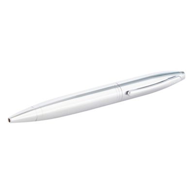 Silver rounded ballpoint pen                                                                                                    