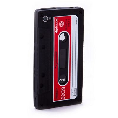 Black 'Cassette' iPhone 4/4S case                                                                                               