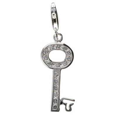 Van Peterson 925 Sterling Silver Key to My Heart Charm