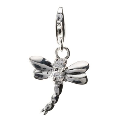 Van Peterson 925 Sterling Silver Mini Dragonfly Charm
