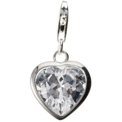 Van Peterson 925 Sterling Silver Flawless Heart Charm