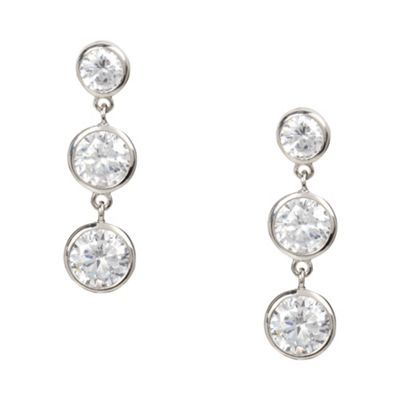Van Peterson 925 Designer sterling silver triple drop earrings