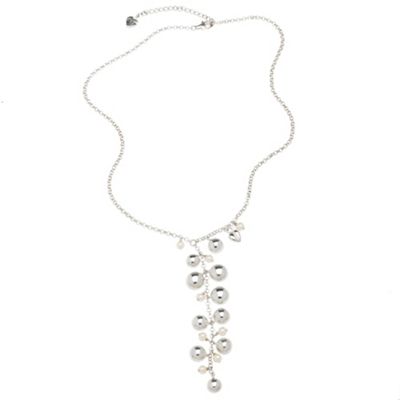 Van Peterson 925 Sterling silver pearl and cup necklace