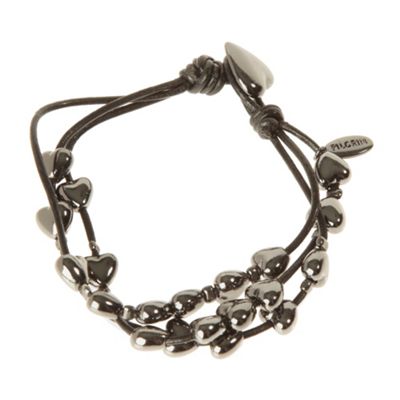 Dark Grey Multi-Heart Bracelet                                                                                                  