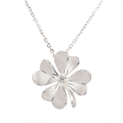 Van Peterson 925 Sterling silver four-leaf clover pendant