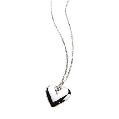 Silver 'Giselle' Heart Locket                                                                                                   