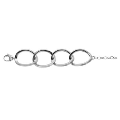 Silver coloured new organic bracelet