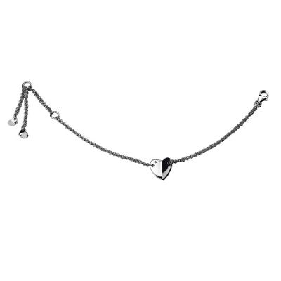 Hot Diamonds Sterling silver Echo heart bracelet