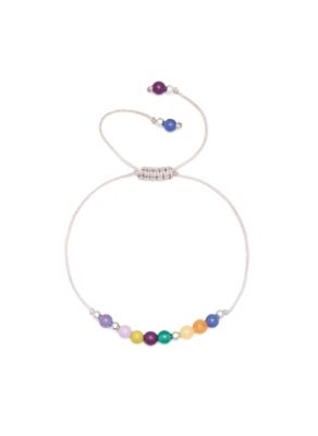Light purple 'i love you' friendship bracelet                                                                                   