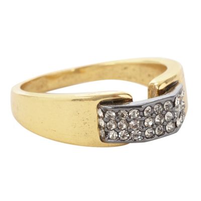Gold diamant  link ring                                                                                                         