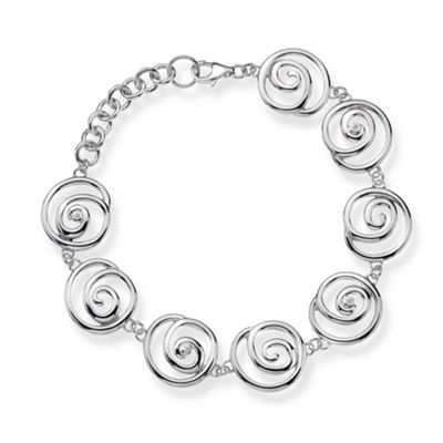 Silver Spiral Bracelet                                                                                                          
