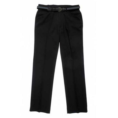Black Pleat Front Trousers  and  Belt