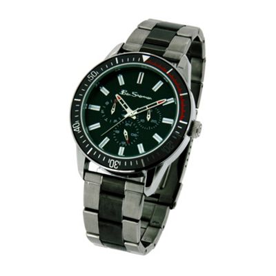 Ben Sherman Silver coloured round multi dial bracelet watch