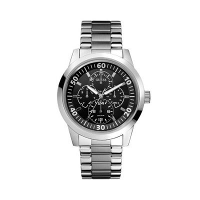 Silver coloured multi dial bracelet strap watch