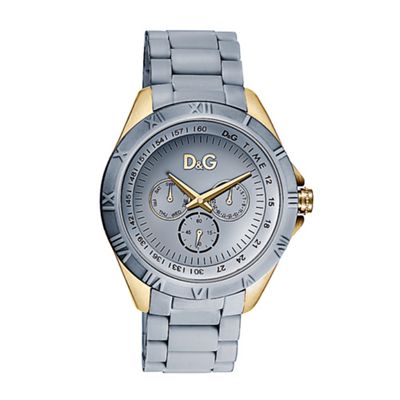 Womens light grey bracelet strap watch