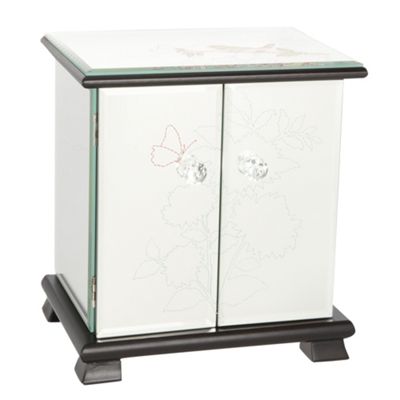 Silver bird outline mini wardrobe