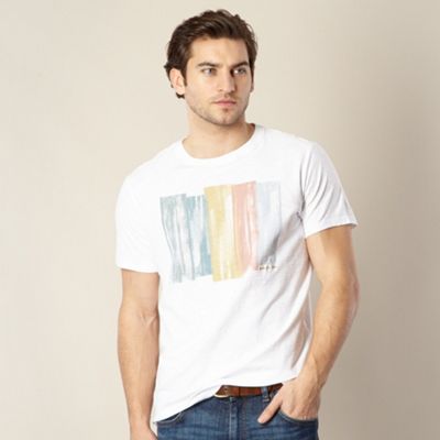 Designer white water mark T-shirt