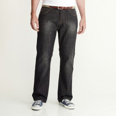 Black regular fit jeans