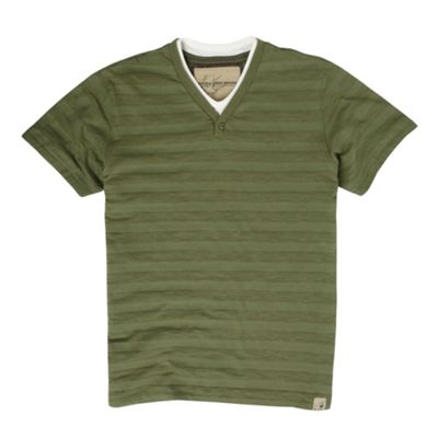 Rocha.John Rocha Green y-neck t-shirt