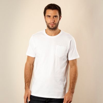 Designer white pocket t-shirt