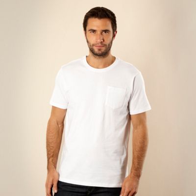 Rocha.John Rocha Big and tall white pocket t-shirt