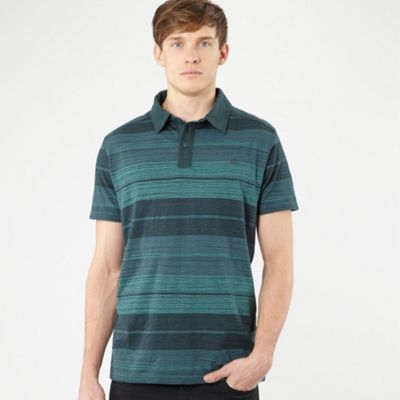 Green printed stripe t-shirt