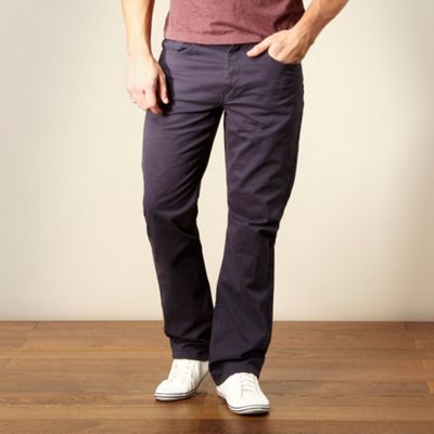 Navy casual trousers