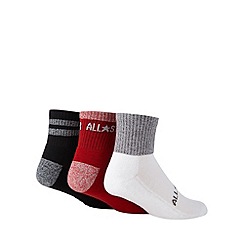 Converse - Pack of three red logo socks