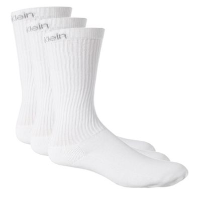 Pack of three white sports socks